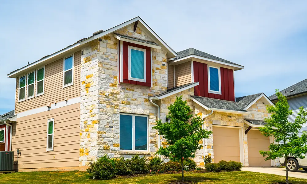 Gutter installation and exterior painting